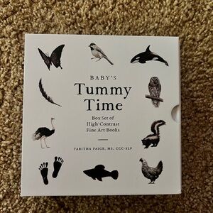 Baby's Tummy Time High-Contrast Fine Art Board Books Box Set 0-4+ Months